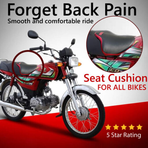 Bike Seat Cushion For All Bikes ( Forget Back Pain )